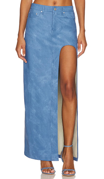 AFM Bianca Maxi Skirt with High Slit revolve Spring-Summer 2023 fashion trends