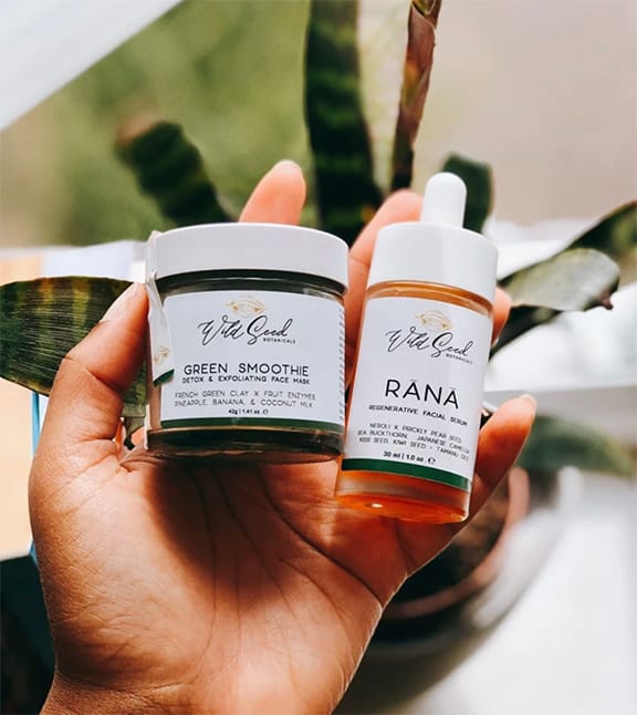 Black owned brand Wild Seed Botanicals