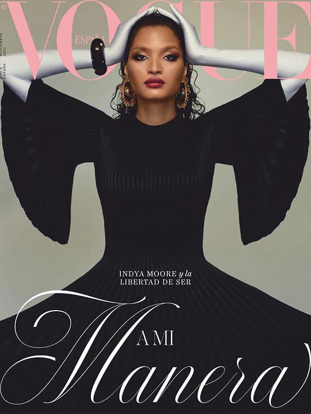 Pose star Indya Moore covers Vogue Spain