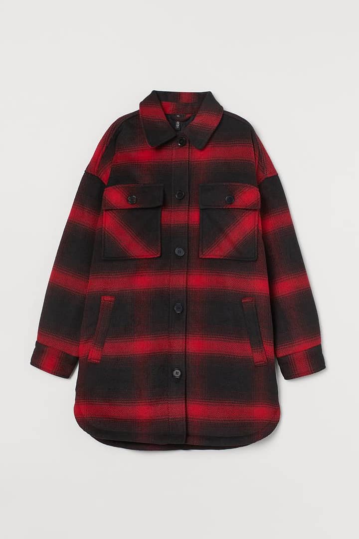 plaid shacket