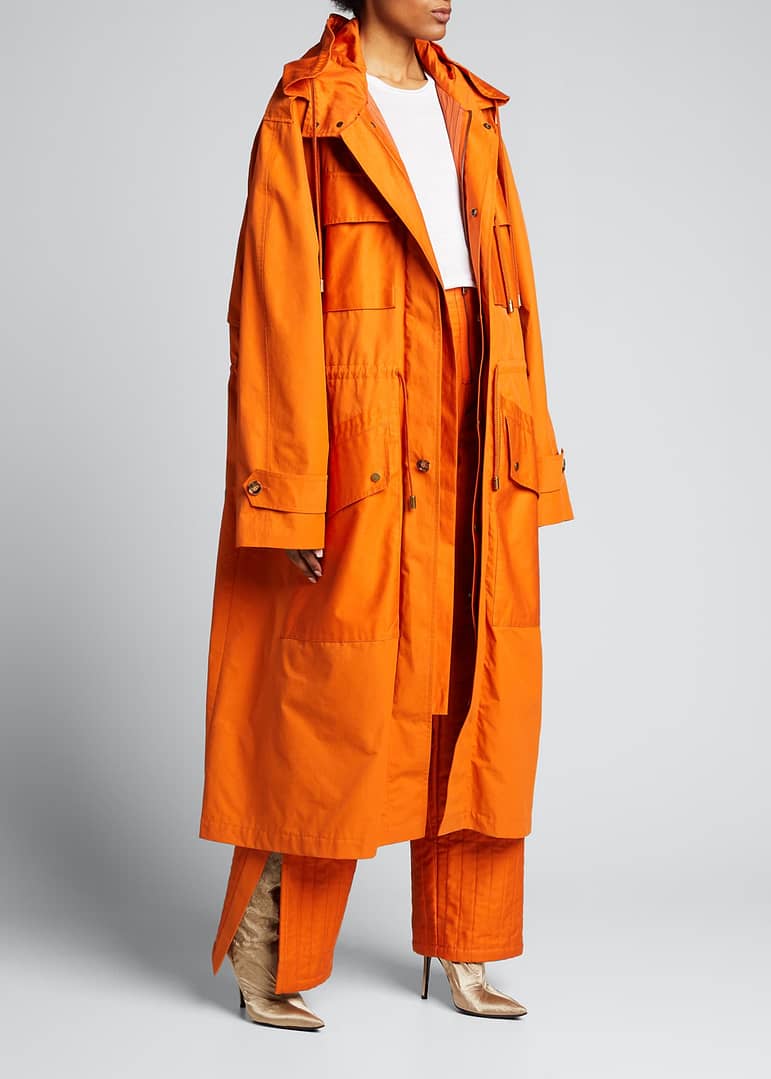 Statement piece Fenty Monochromatic Oversized Trench Parka