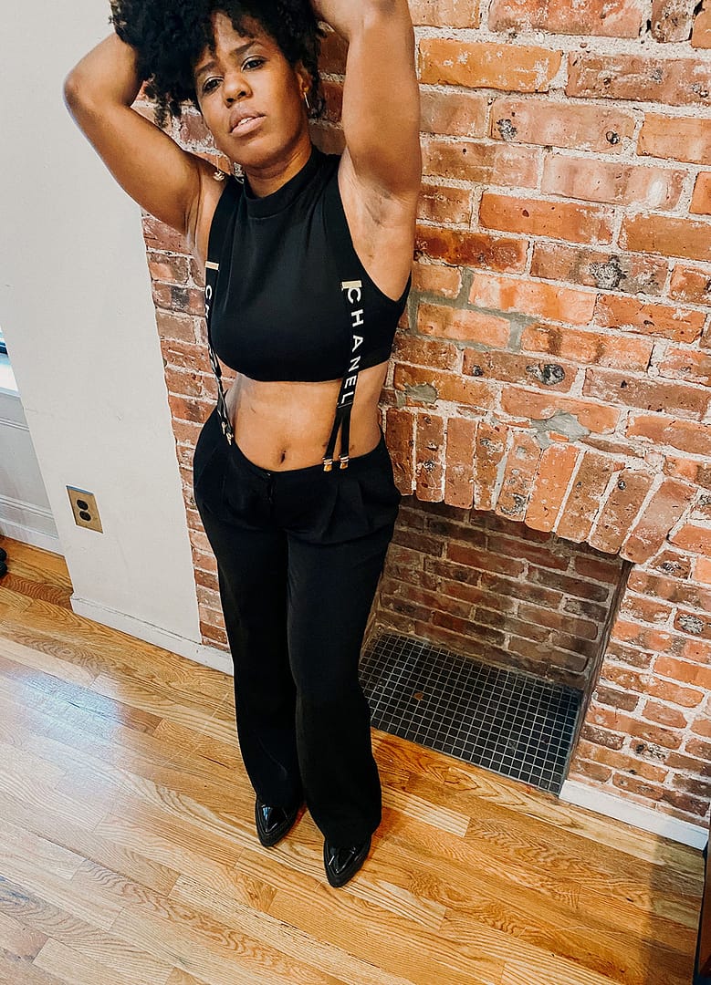 Vintage Chanel Suspenders