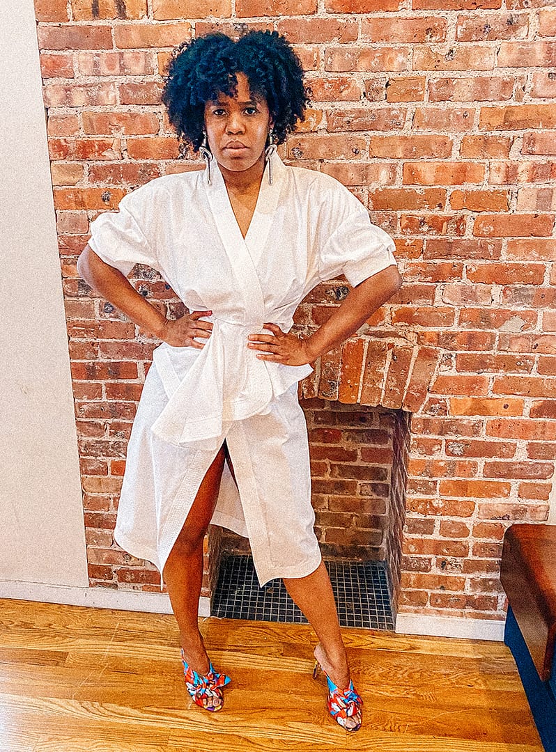 White Acler Wrap Dress