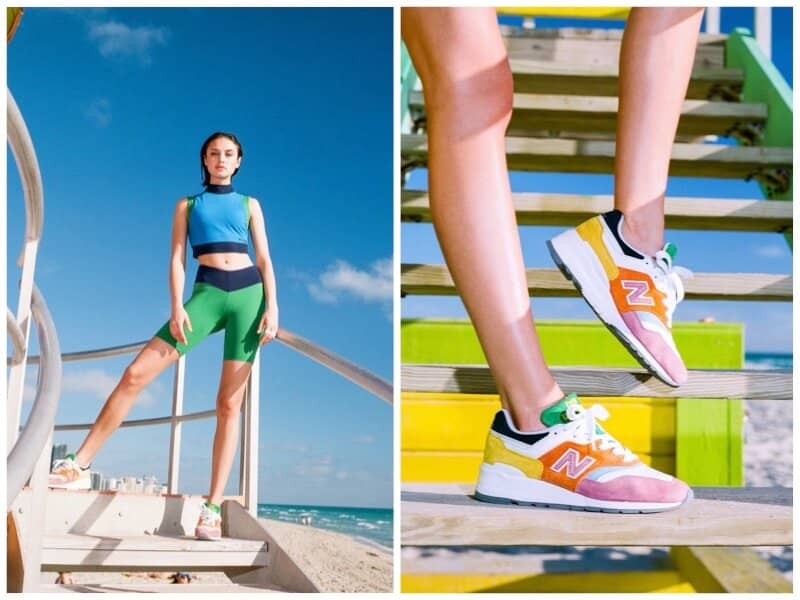 Staud New Balance Collab