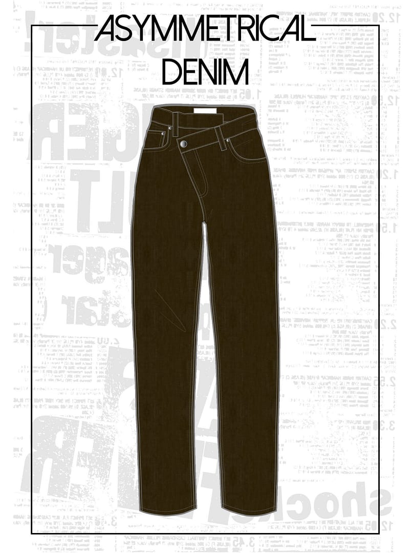Asymmetrical Denim