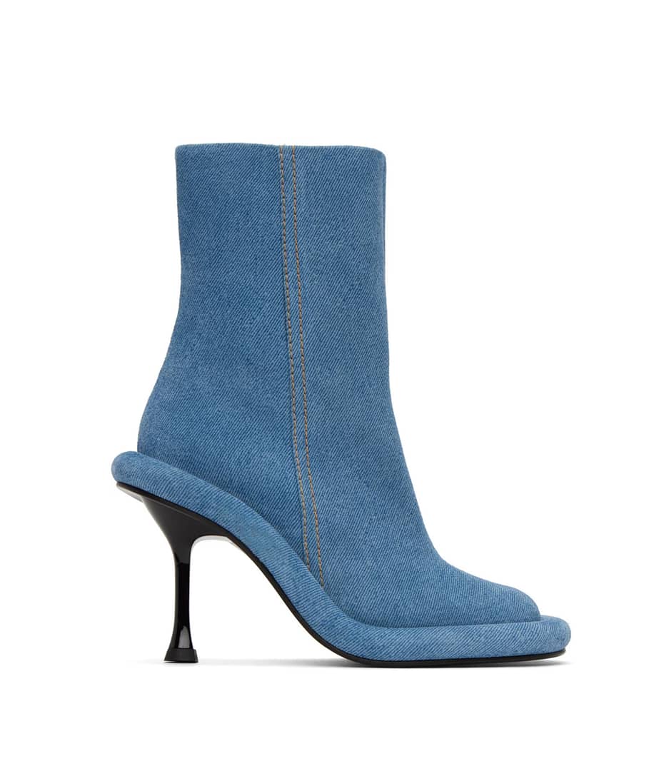 JW Anderson - Blue Bumper-Tube Heel Ankle Boots