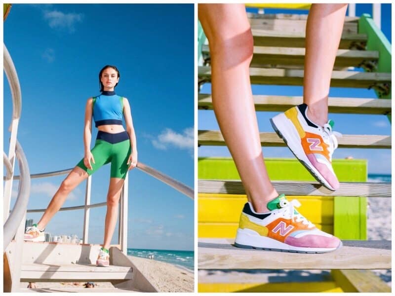 staud new balance collab